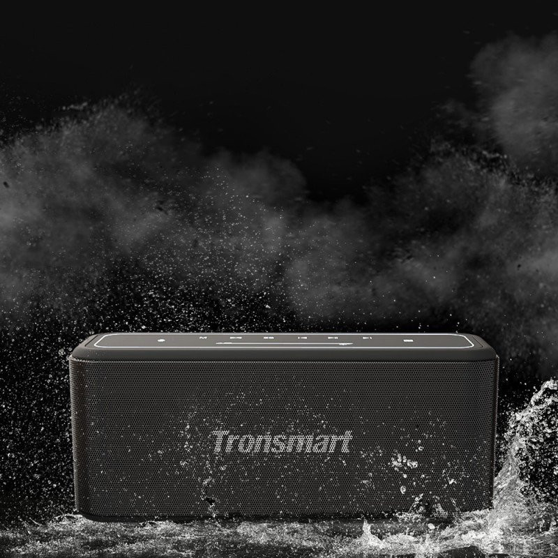 Atsparus vandeniui belaidis Bluetooth garsiakalbis Element Mega Pro 60W SoundPulse + Powerbank juodas