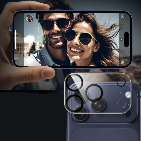 
„iPhone 17 Pro Cam Fit+“ kameros objektyvo dangtelis – skaidrus
