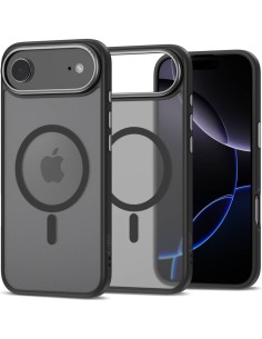
„iPhone 17 Air MagSafe MagEdge“ apsauginis dėklas – matinės juodos spalvos
