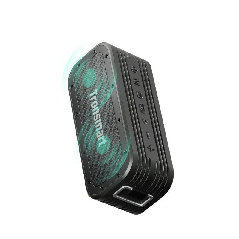 Force X vandeniui atspari belaidė Bluetooth kolonėlė 60W su Powerbank juoda