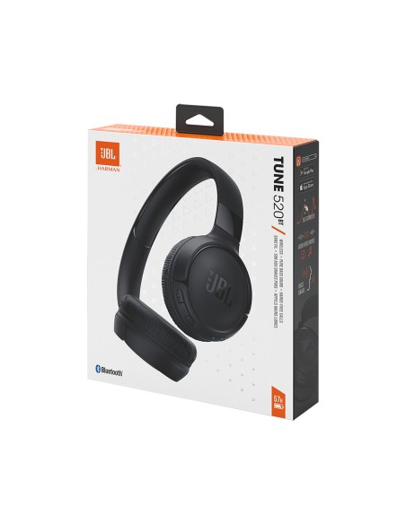 
JBL Tune 520BT belaidės „Bluetooth“ ausinės, juodos
