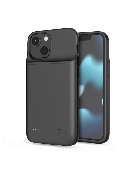 
„iPhone 12 mini / 13 mini“ dėklas su 4700 mAh „PowerCase“ išorine baterija – juodas
