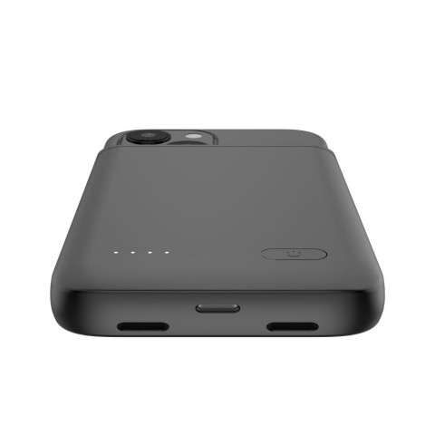 
„iPhone 12 mini / 13 mini“ dėklas su 4700 mAh „PowerCase“ išorine baterija – juodas

