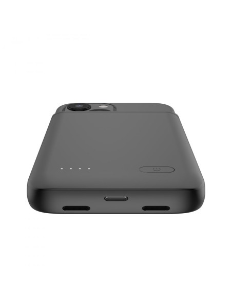 
„iPhone 12 mini / 13 mini“ dėklas su 4700 mAh „PowerCase“ išorine baterija – juodas
