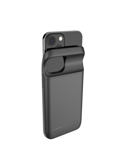
„iPhone 12 mini / 13 mini“ dėklas su 4700 mAh „PowerCase“ išorine baterija – juodas

