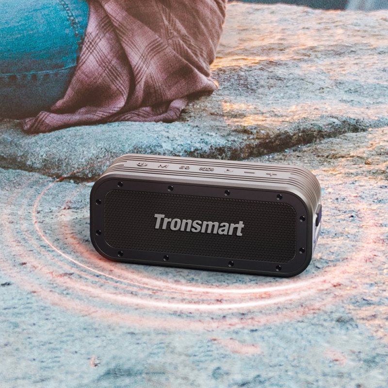 Force X vandeniui atspari belaidė Bluetooth kolonėlė 60W su Powerbank juoda