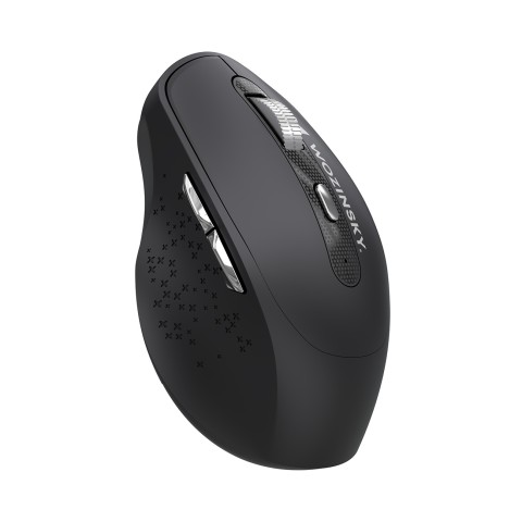 
Belaidė ergonomiška pelė, 6 mygtukai, „Bluetooth“, 1600 DPI - juoda
