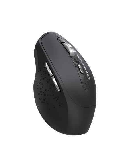 
Belaidė ergonomiška pelė, 6 mygtukai, „Bluetooth“, 1600 DPI - juoda
