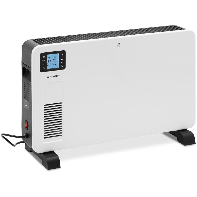 Elektrinis konvektorinis šildytuvas su nuotoliniu valdymu iki 25 m2 LCD 2300 W