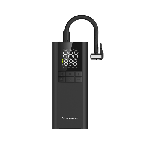 
Kompresorius, elektrinis siurblys, išorinė baterija, žibintuvėlis, 150 PSI, 8000mAh - juodas
