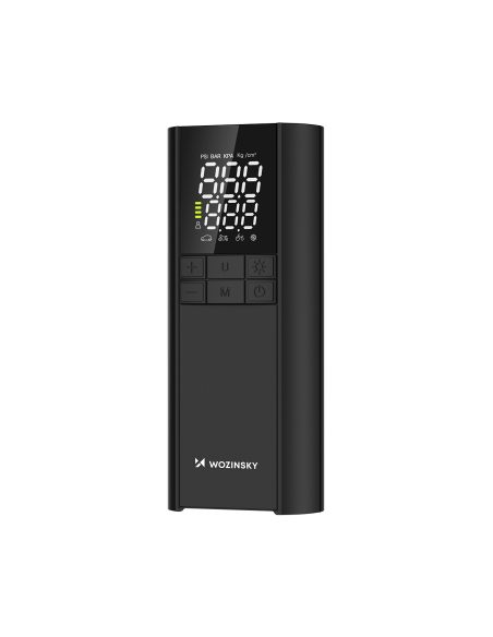 
Kompresorius, elektrinis siurblys, išorinė baterija, žibintuvėlis, 150 PSI, 8000mAh - juodas
