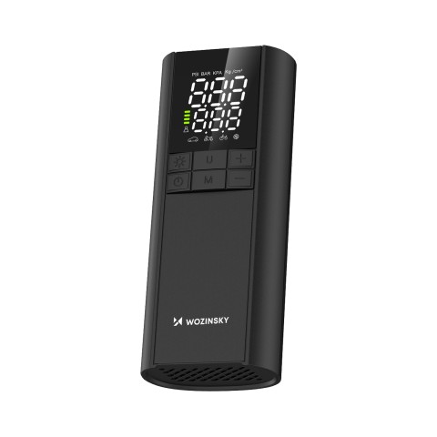 
Kompresorius, elektrinis siurblys, išorinė baterija, žibintuvėlis, 150 PSI, 8000mAh - juodas

