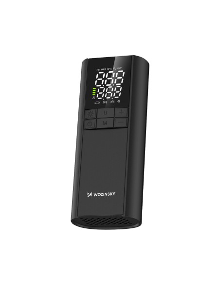 
Kompresorius, elektrinis siurblys, išorinė baterija, žibintuvėlis, 150 PSI, 8000mAh - juodas
