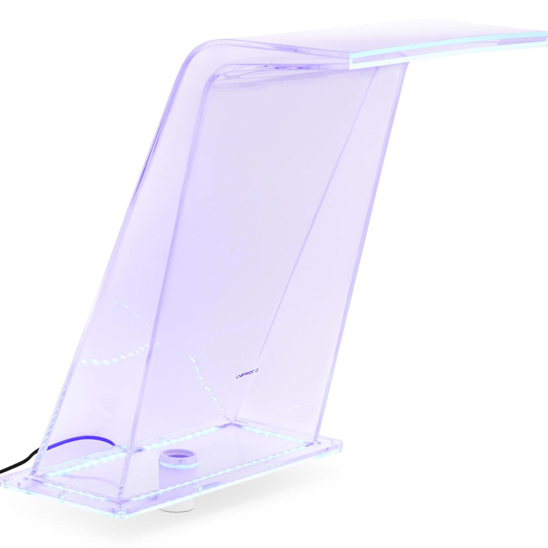Krioklio snapelis su LED apšvietimu 45 cm, vandens srautas 395 mm