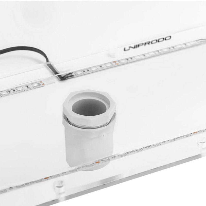 Krioklio snapelis su LED apšvietimu 45 cm, vandens srautas 395 mm