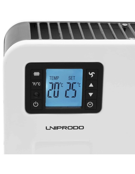 Elektrinis konvektorinis šildytuvas su nuotoliniu valdymu iki 25 m2 LCD 2300 W