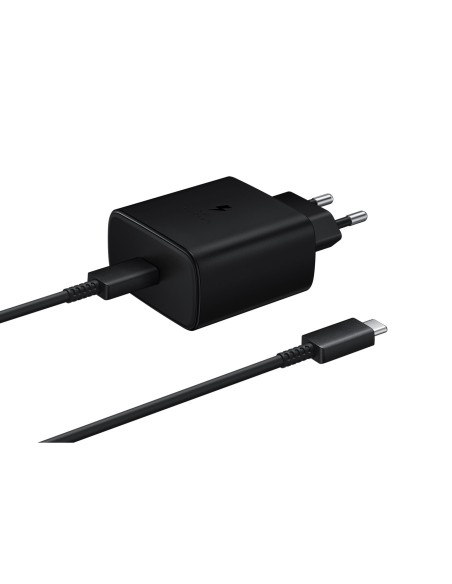 
„Samsung EP-TA845EWE“ sieninis įkroviklis su USB-C laidu, 45 W, 1,8 m, juodas
