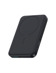 
„EnerFill FM11 Ultra-Mini MagSafe“ išorinė baterija, 10000 mAh, 22,5 W, su USB-C laidu – juoda
