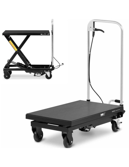 Žirklinis stalo vežimėlis transportiniam kėlimui 708 x 405 mm 150 kg Žirklinis stalo vežimėlis transportiniam kėlimui 708 x 405 mm 150 kg