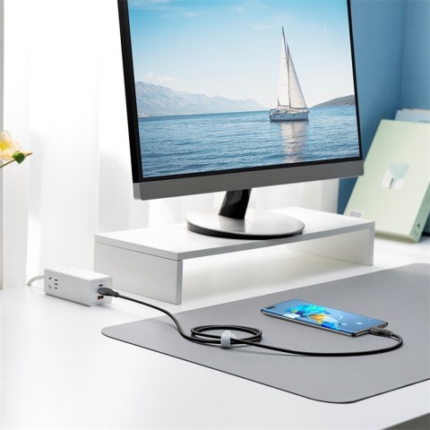 
Pudding serijos 100 W USB-C laidas 1,2 m – juodas
