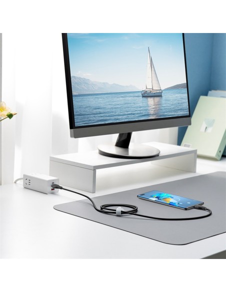 
Pudding serijos 100 W USB-C laidas 1,2 m – juodas
