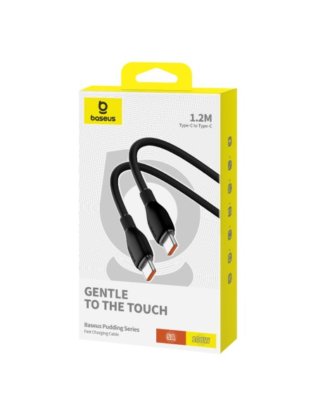 
Pudding serijos 100 W USB-C laidas 1,2 m – juodas
