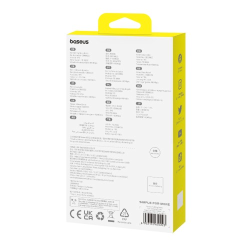 
Pudding serijos 100 W USB-C laidas 1,2 m – juodas
