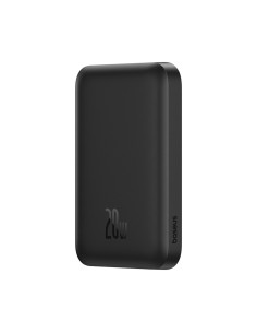 
6000mAh 20W indukcinis išorinis akumuliatorius su USB-C laidu, magnetiniu „Mini Air“ – juodas
