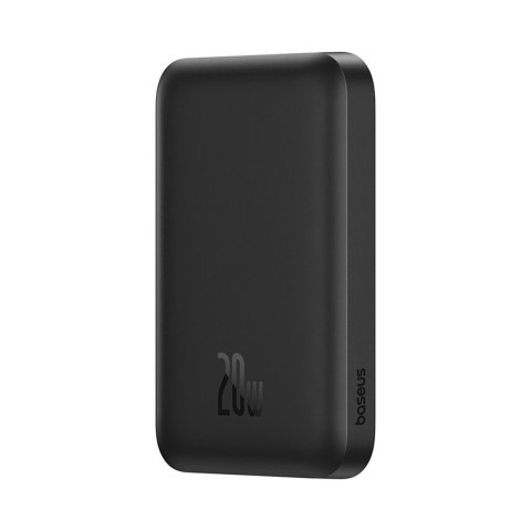 
6000mAh 20W indukcinis išorinis akumuliatorius su USB-C laidu, magnetiniu „Mini Air“ – juodas
