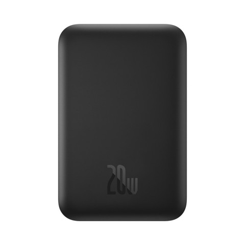 
6000mAh 20W indukcinis išorinis akumuliatorius su USB-C laidu, magnetiniu „Mini Air“ – juodas
