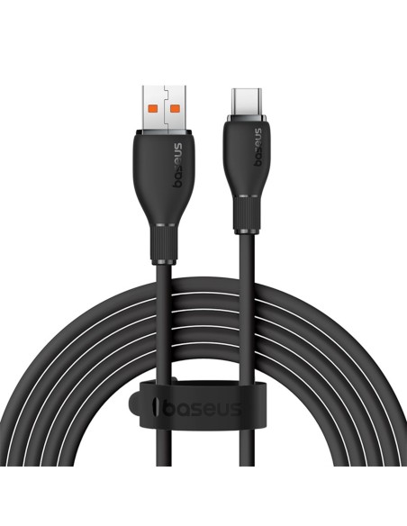 
USB-A - USB-C Pudding serijos 100W 2m kabelis - juodas
