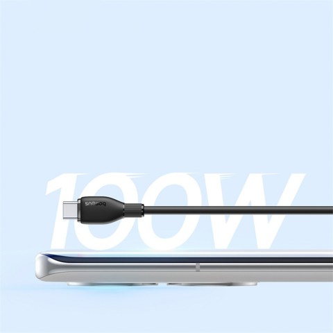 
USB-A - USB-C Pudding serijos 100W 2m kabelis - juodas
