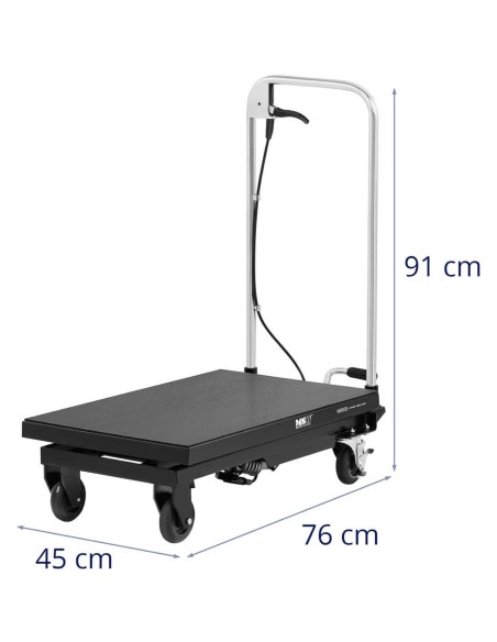 Žirklinis stalo vežimėlis transportiniam kėlimui 708 x 405 mm 150 kg Žirklinis stalo vežimėlis transportiniam kėlimui 708 x 405 mm 150 kg
