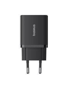 
„Cube Pro“ 30 W USB-C ir USB-A sieninis įkroviklis – juodas
