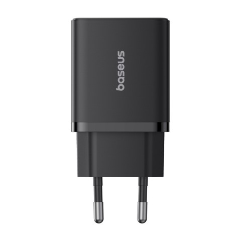 
„Cube Pro“ 30 W USB-C ir USB-A sieninis įkroviklis – juodas
