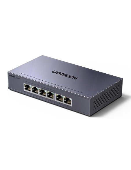 
6 prievadų 1 Gb/ s Ethernet tinklo komutatorius su PoE – pilkas
