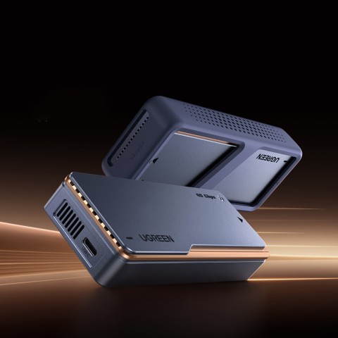 
M.2 NVMe SSD korpusas su aktyviu aušinimu, USB4 40Gb/ s – pilkas
