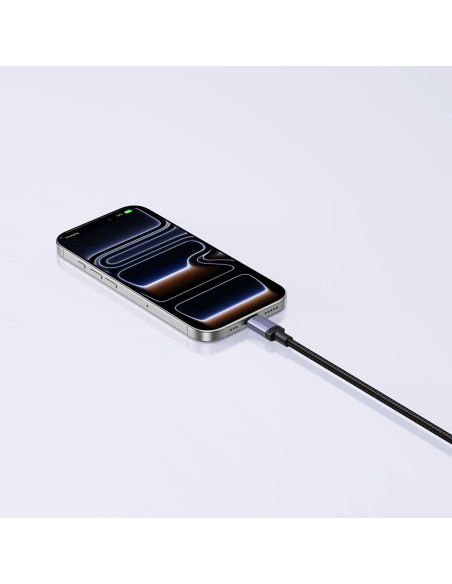 
USB-C PD 100W 5A 1m kabelis – juodas
