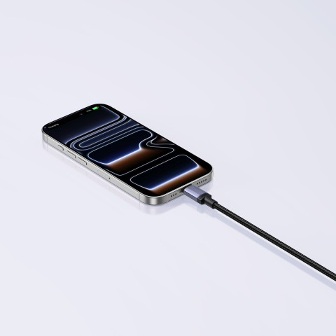 
USB-C PD 100W 5A 2m kabelis – juodas
