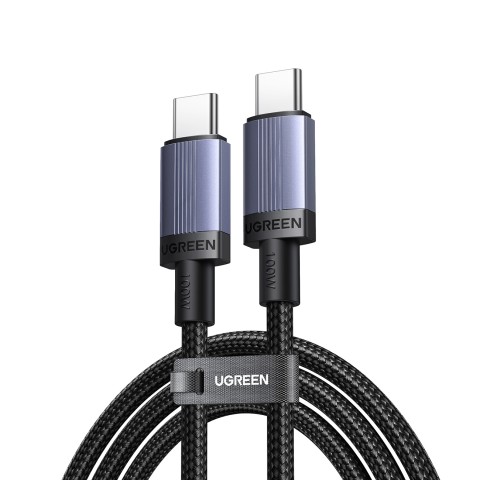 
USB-C PD 100W 5A 3m kabelis – juodas
