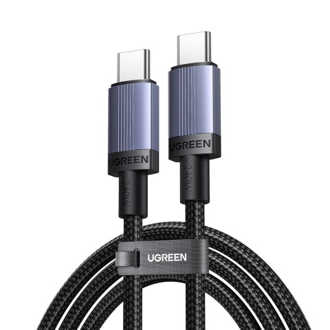 
USB-C PD 240W 0,5 m laidas – juodas
