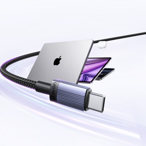 
USB-C PD 240W 0,5 m laidas – juodas

