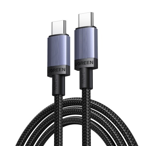 
USB-C PD 240W 1m kabelis – juodas
