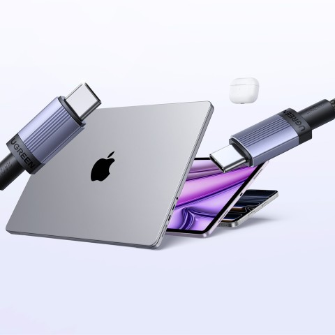 
USB-C PD 240W 1m kabelis – juodas
