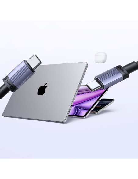 
USB-C PD 240W 1m kabelis – juodas
