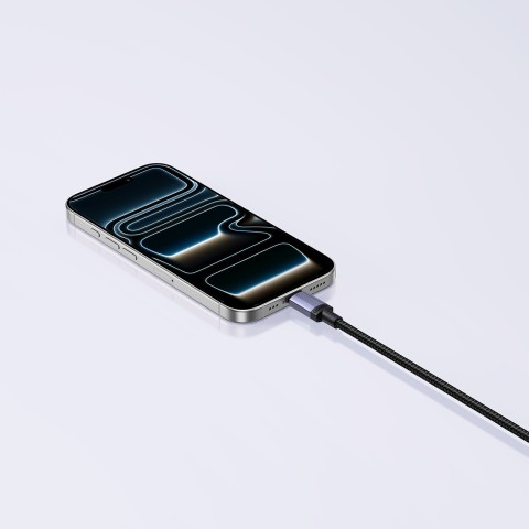 
USB-C PD 240W 1m kabelis – juodas
