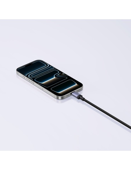 
USB-C PD 240W 1m kabelis – juodas
