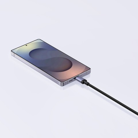 
USB-C PD 240W 1m kabelis – juodas
