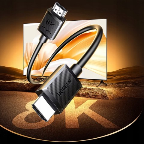 
HDMI 4K garso ir vaizdo kabelis, 5 m, juodas
