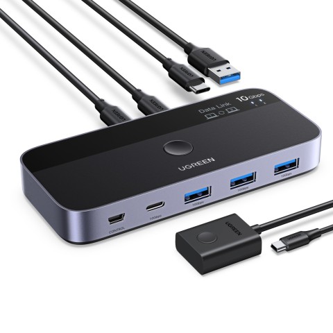 
USB-C USB-A 10Gb/ s jungiklis – pilkas
